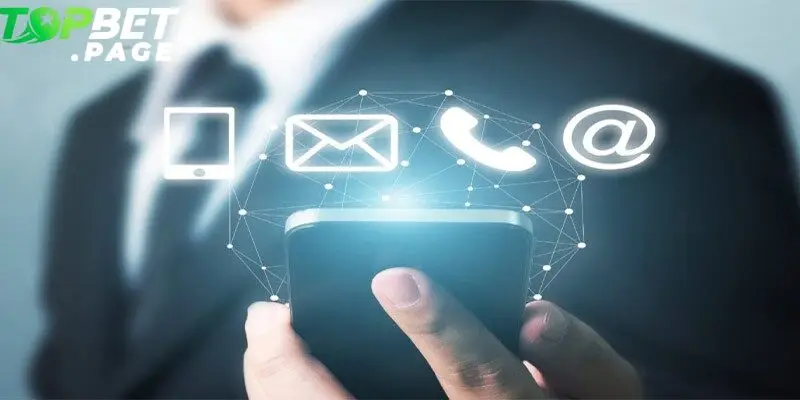 Có nhiều hình thức mà người chơi có thể liên hệ với nhà cái Topbet
